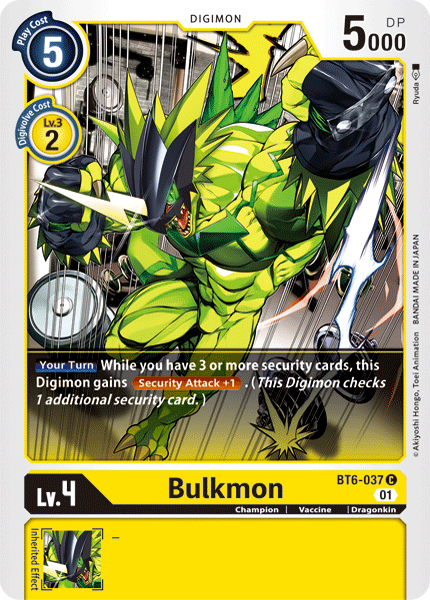 Bulkmon [BT6-037] [Double Diamond] | Game Grid - Logan