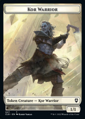 Kor Warrior // Angel Warrior Double-Sided Token [Commander Legends: Battle for Baldur's Gate Tokens] | Game Grid - Logan