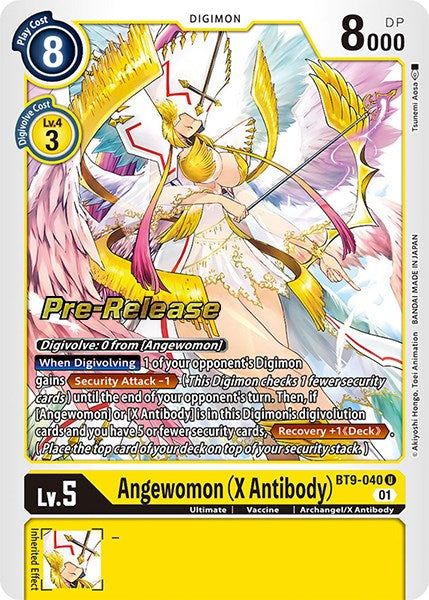 Angewomon (X Antibody) [BT9-040] [X Record Pre-Release Promos] | Game Grid - Logan