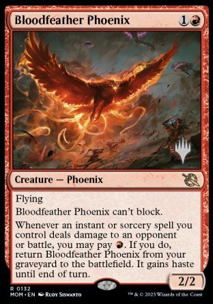 Bloodfeather Phoenix (Promo Pack) [March of the Machine Promos] | Game Grid - Logan