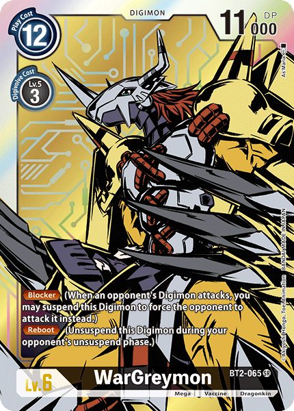 WarGreymon [BT2-065] (Alternate Art) [Release Special Booster Ver.1.0] | Game Grid - Logan