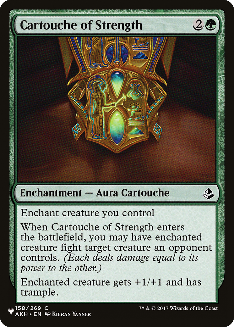 Cartouche of Strength [The List Reprints] | Game Grid - Logan