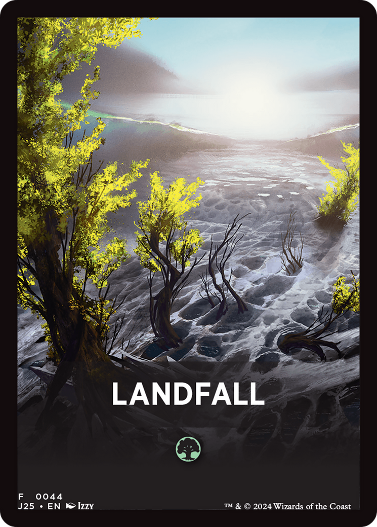 Landfall Theme Card [Foundations Jumpstart Front Cards] | Game Grid - Logan