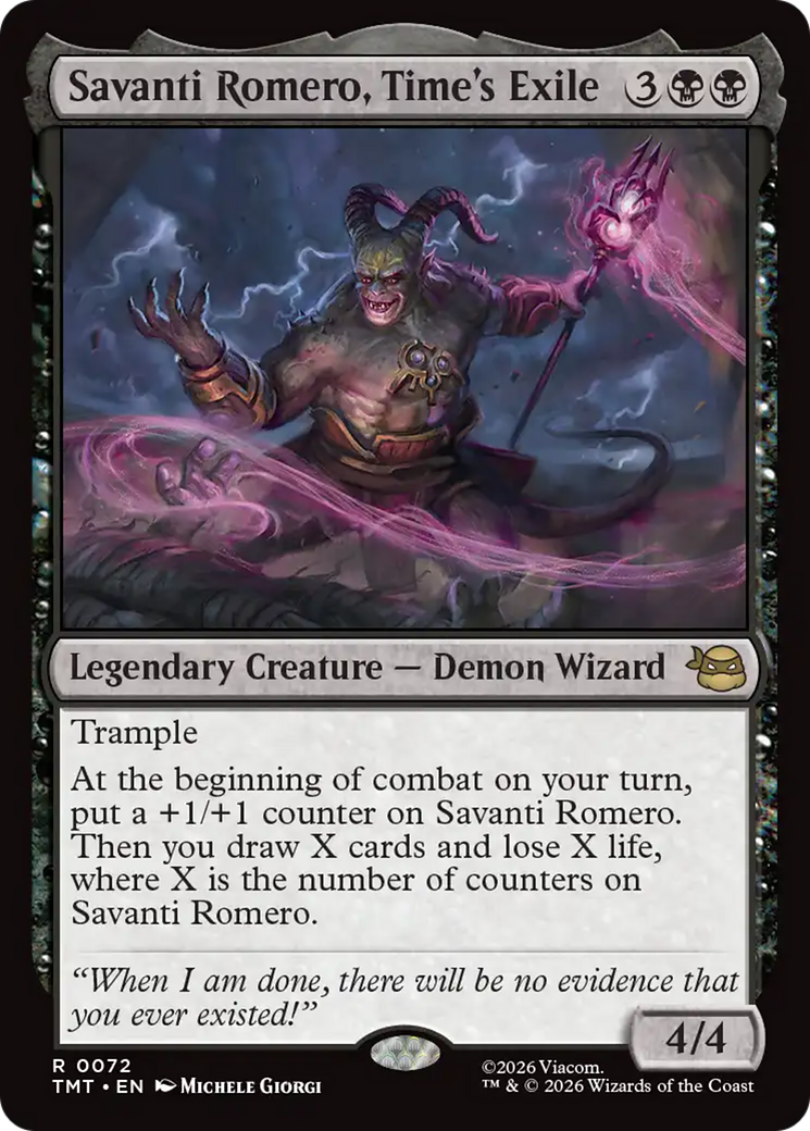 Savanti Romero, Time's Exile [Teenage Mutant Ninja Turtles] | Game Grid - Logan