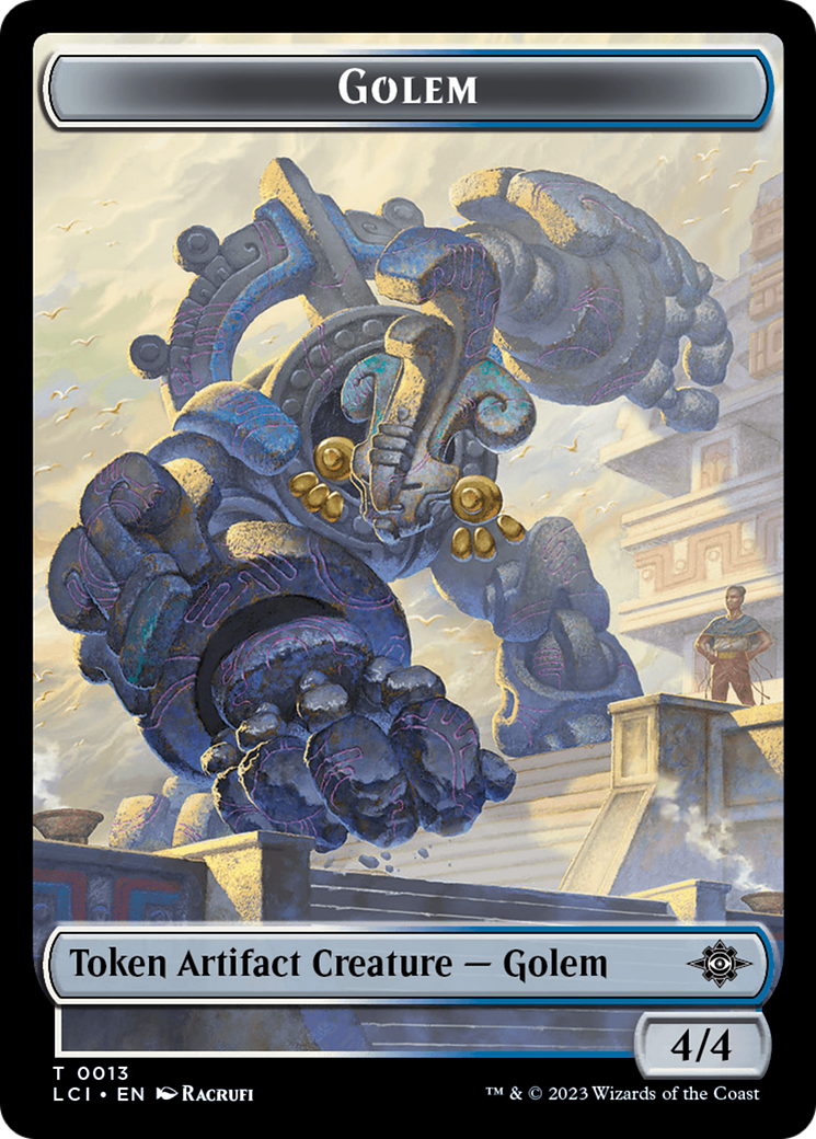 Map // Golem Double-Sided Token [The Lost Caverns of Ixalan Tokens] | Game Grid - Logan