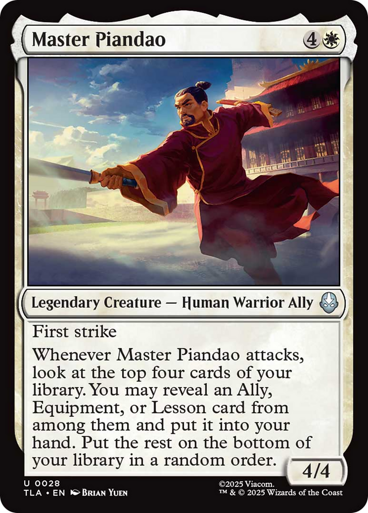 Master Piandao [Avatar: The Last Airbender] | Game Grid - Logan