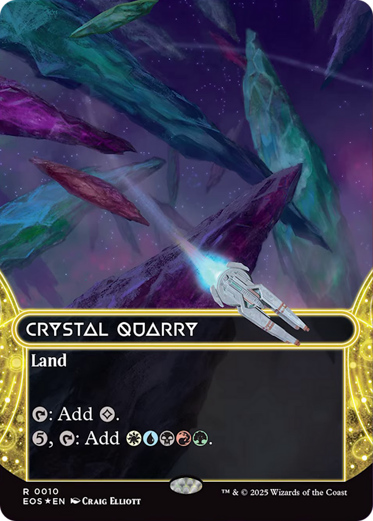 Crystal Quarry (0010) (Borderless) [Edge of Eternities: Stellar Sights] | Game Grid - Logan