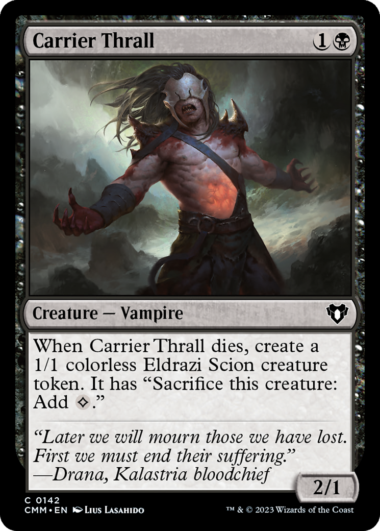 Carrier Thrall [Commander Masters] | Game Grid - Logan