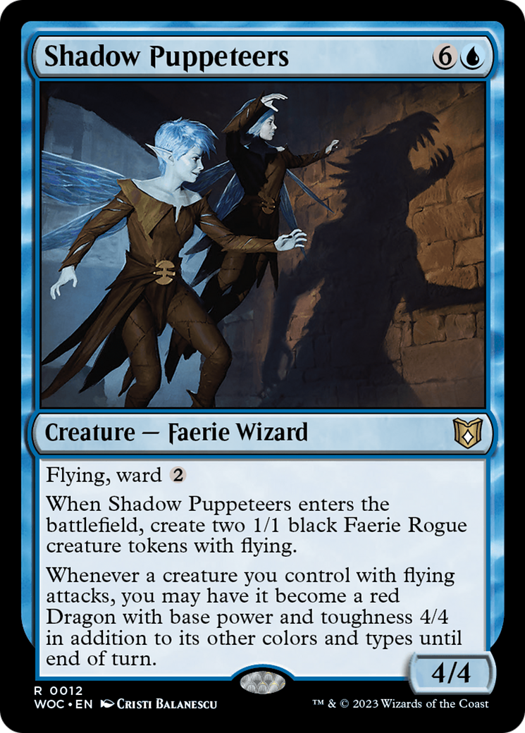 Shadow Puppeteers [Wilds of Eldraine Commander] | Game Grid - Logan