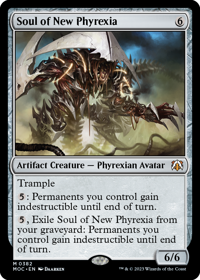 Soul of New Phyrexia [March of the Machine Commander] | Game Grid - Logan