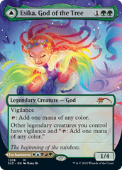 Esika, God of the Tree // The Prismatic Bridge (Display Commander) (Borderless) [Secret Lair: From Cute to Brute] | Game Grid - Logan