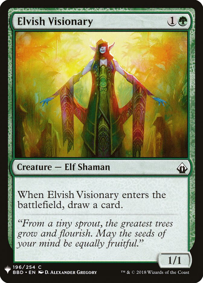 Elvish Visionary [Mystery Booster] | Game Grid - Logan