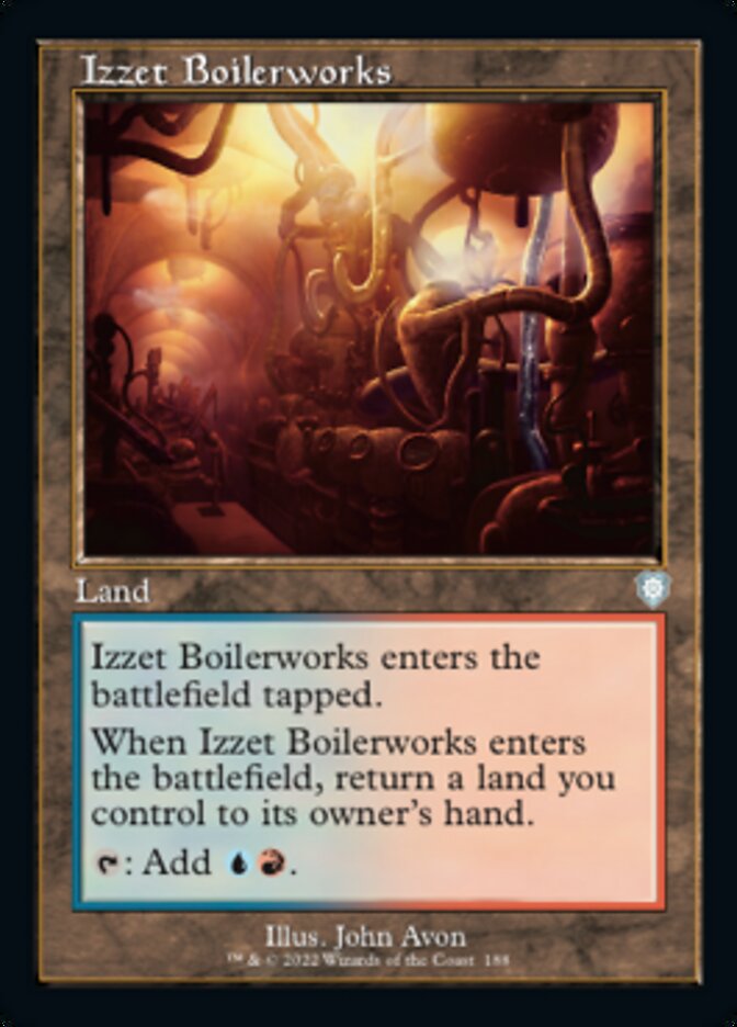 Izzet Boilerworks (Retro) [The Brothers' War Commander] | Game Grid - Logan