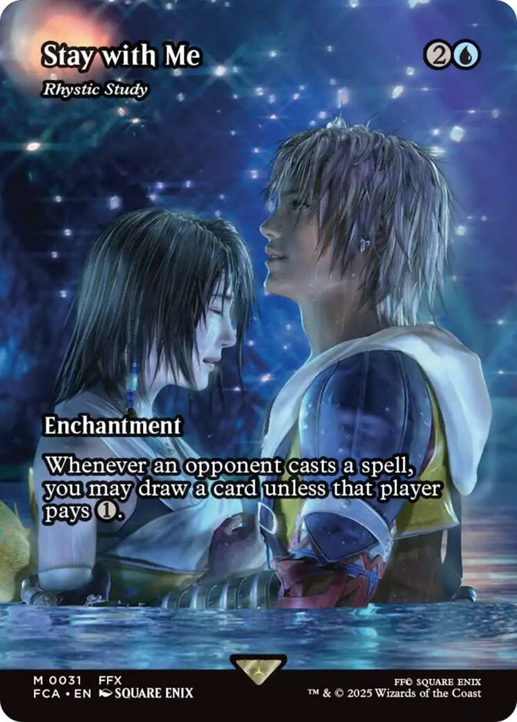 Stay with Me - Rhystic Study (Showcase) [FINAL FANTASY : Through the Ages] | Game Grid - Logan