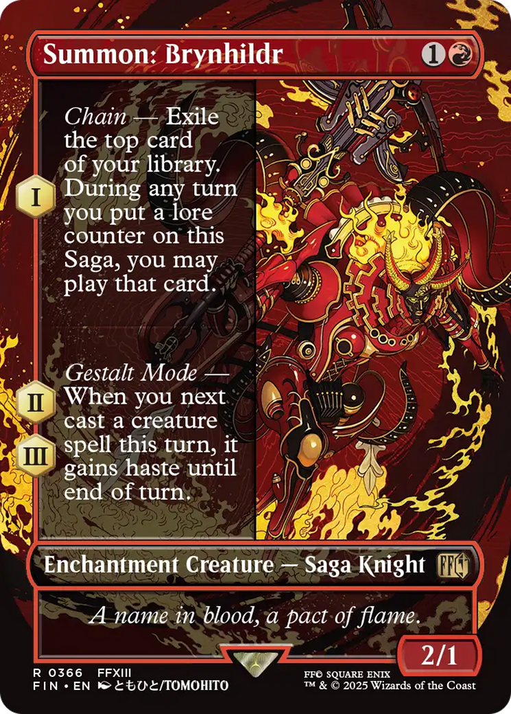 Summon: Brynhildr (Borderless) [FINAL FANTASY] | Game Grid - Logan