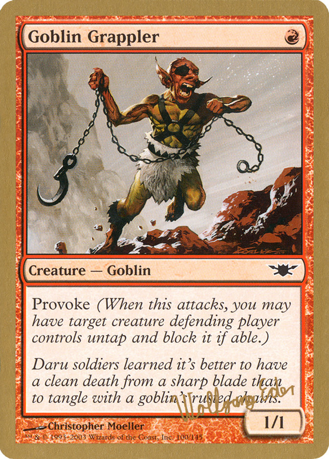 Goblin Grappler (Wolfgang Eder) [World Championship Decks 2003] | Game Grid - Logan