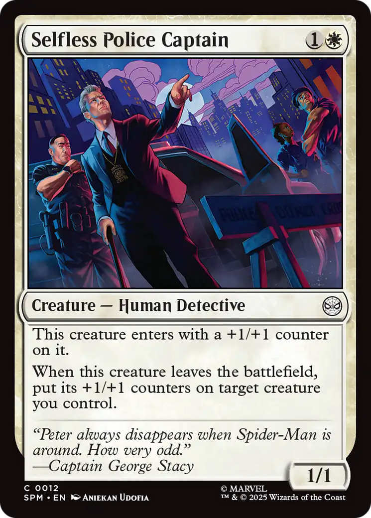 Selfless Police Captain [Marvel's Spider-Man] | Game Grid - Logan