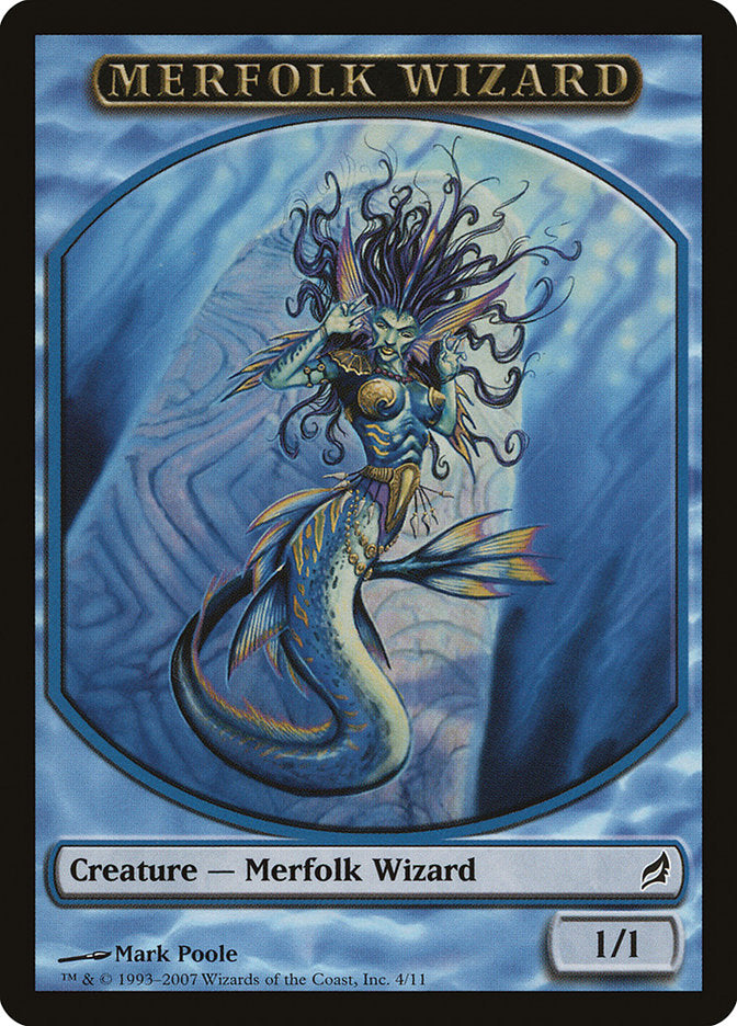 Merfolk Wizard Token [Lorwyn Tokens] | Game Grid - Logan