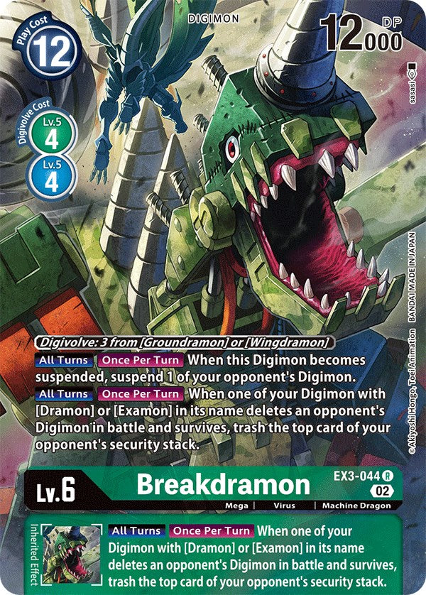 Breakdramon [EX3-044] (Alternate Art) [Draconic Roar] | Game Grid - Logan