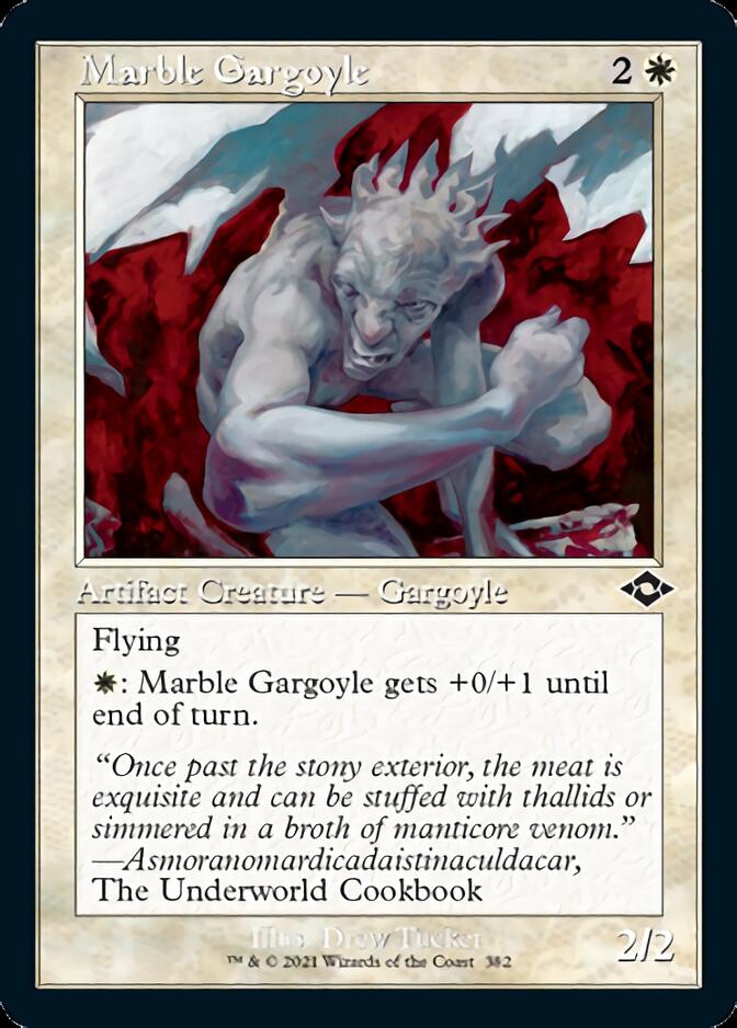 Marble Gargoyle (Retro Foil Etched) [Modern Horizons 2] | Game Grid - Logan