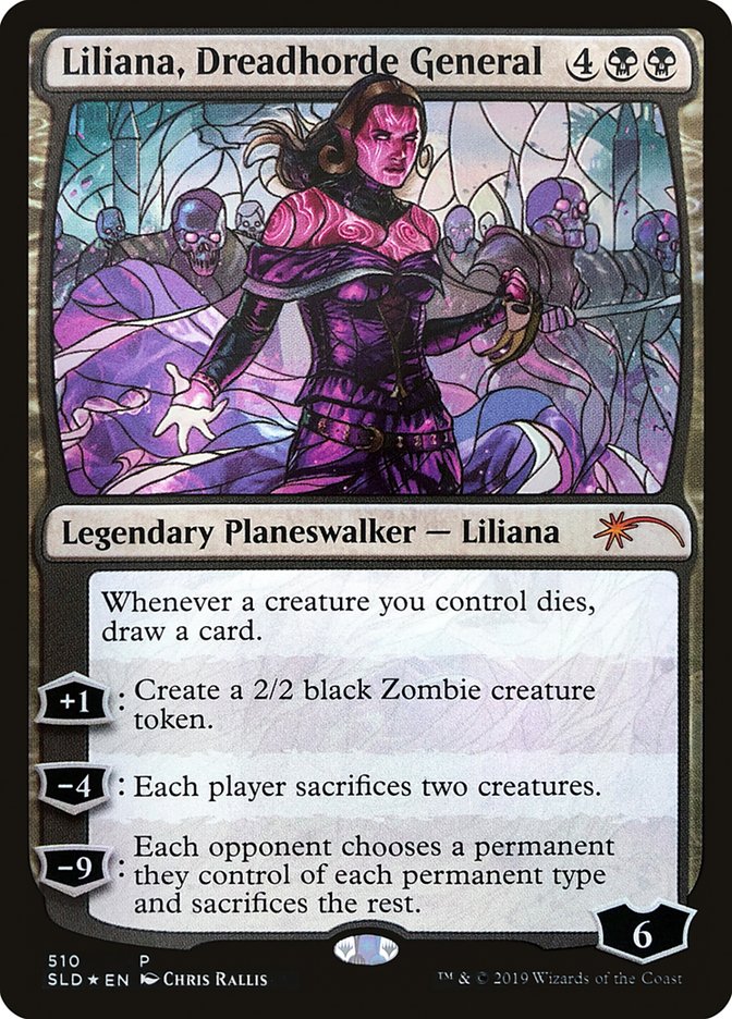 Liliana, Dreadhorde General (Stained Glass) [Secret Lair Drop Promos] | Game Grid - Logan