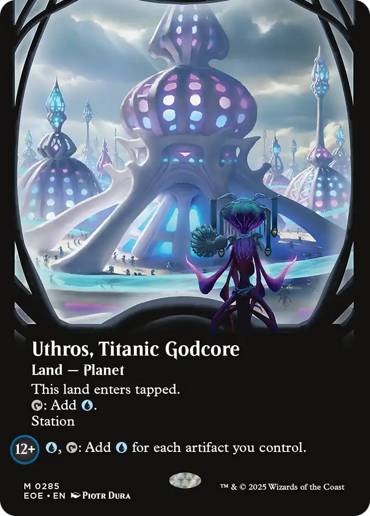 Uthros, Titanic Godcore (Borderless) [Edge of Eternities] | Game Grid - Logan