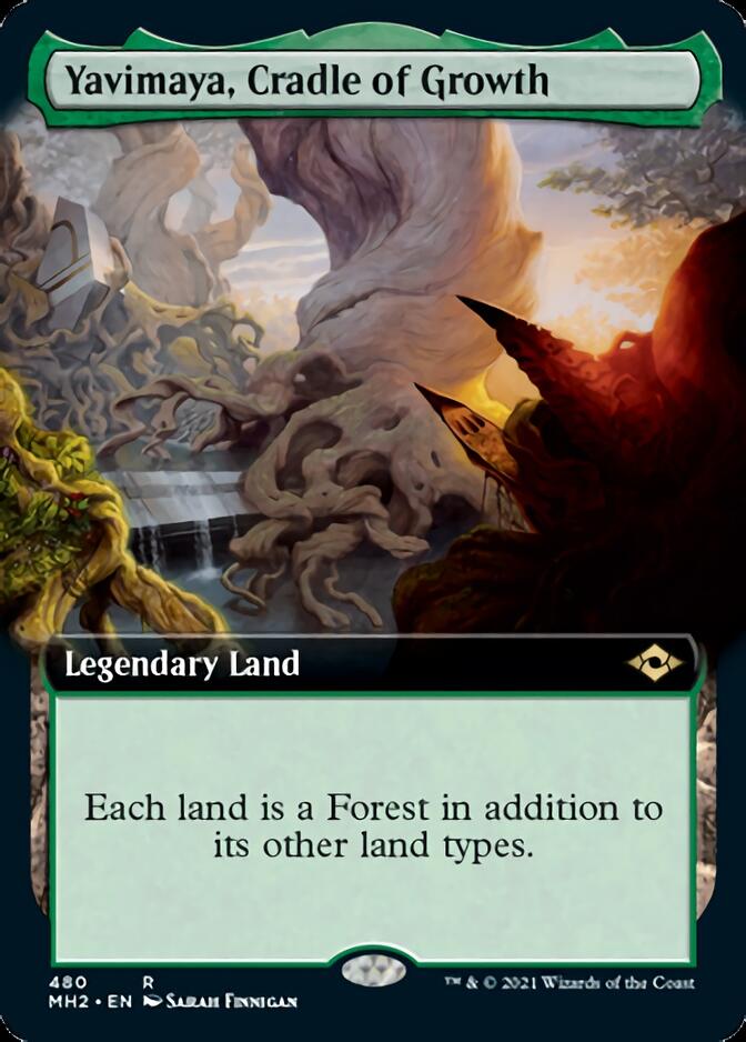 Yavimaya, Cradle of Growth (Extended Art) [Modern Horizons 2] | Game Grid - Logan