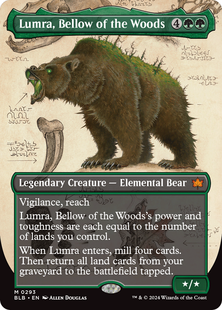 Lumra, Bellow of the Woods (Borderless) (0293) [Bloomburrow] | Game Grid - Logan