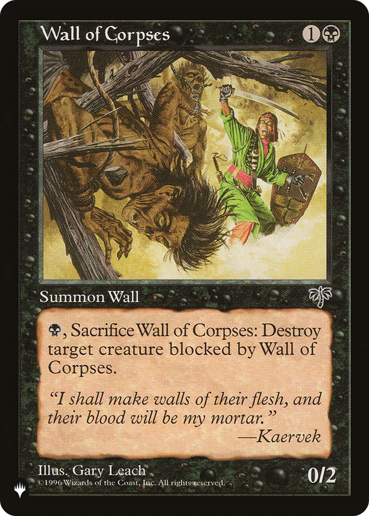 Wall of Corpses [The List Reprints] | Game Grid - Logan