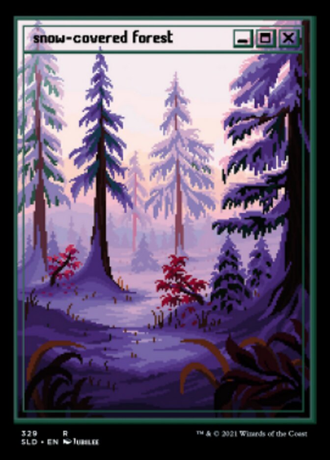 Snow-Covered Forest (Foil Etched) [Secret Lair Drop Series] | Game Grid - Logan