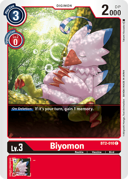 Biyomon [BT2-010] [Release Special Booster Ver.1.5] | Game Grid - Logan