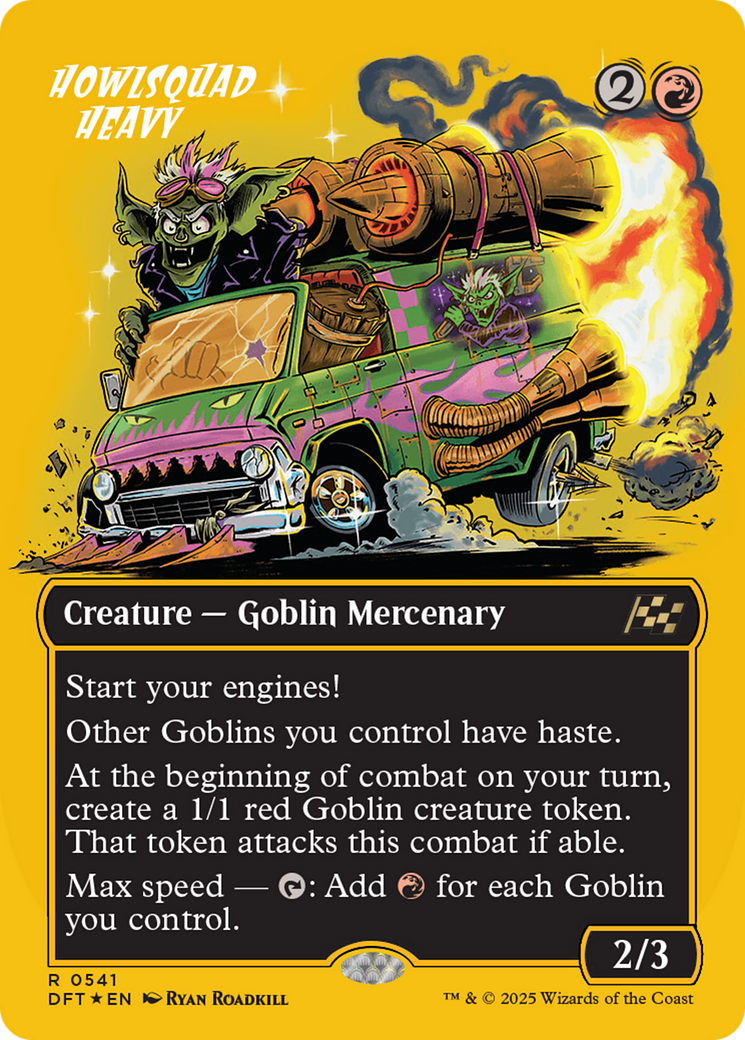 Howlsquad Heavy (Borderless) (First-Place Foil) [Aetherdrift] | Game Grid - Logan