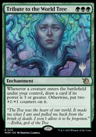 Tribute to the World Tree (Promo Pack) [March of the Machine Promos] | Game Grid - Logan