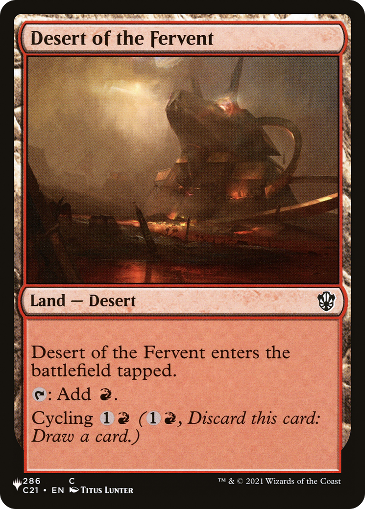 Desert of the Fervent [The List Reprints] | Game Grid - Logan