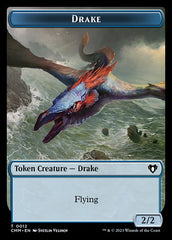 City's Blessing // Drake Double-Sided Token [Commander Masters Tokens] | Game Grid - Logan