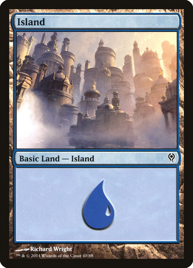 Island (40) [Duel Decks: Jace vs. Vraska] | Game Grid - Logan