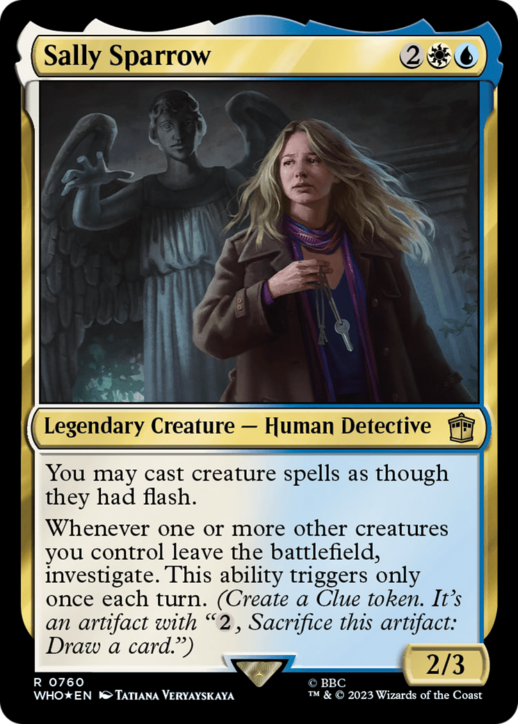 Sally Sparrow (Surge Foil) [Doctor Who] | Game Grid - Logan