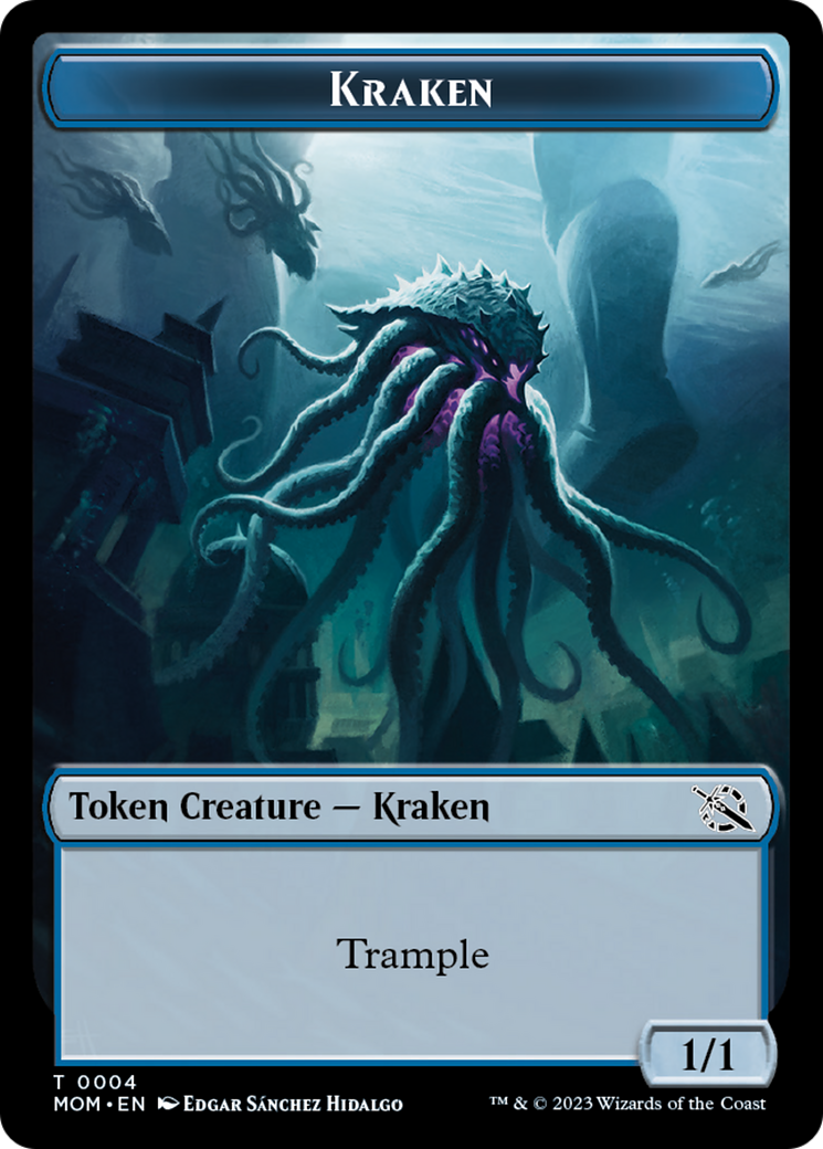 Treasure (20) // Kraken Double-Sided Token [March of the Machine Tokens] | Game Grid - Logan