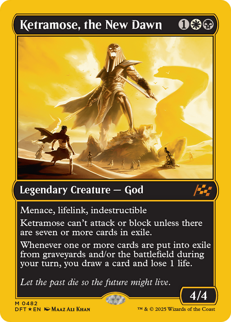 Ketramose, the New Dawn (First-Place Foil) [Aetherdrift] | Game Grid - Logan