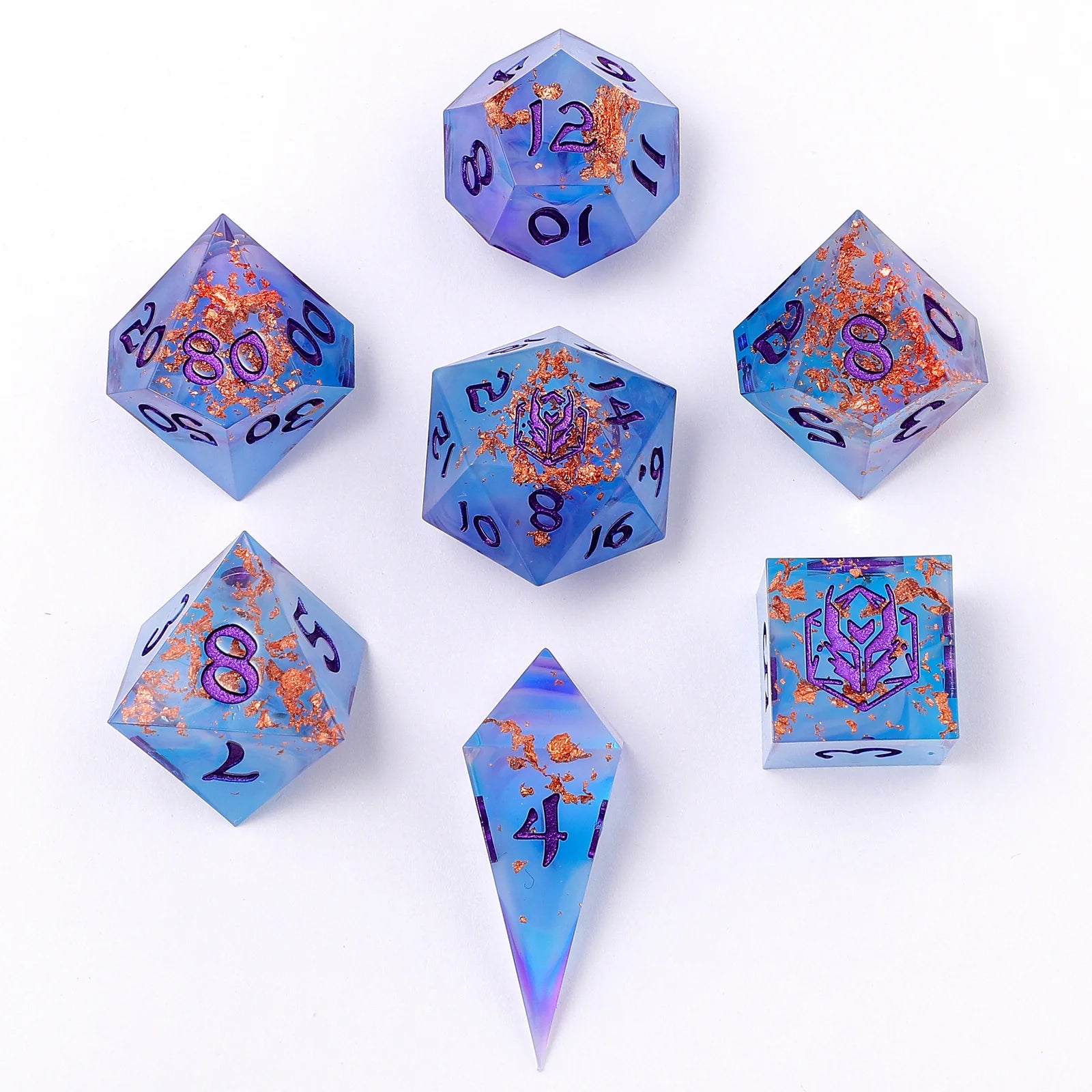 Sharp Edge RPG Dice Set: Enchanted Evening | Game Grid - Logan