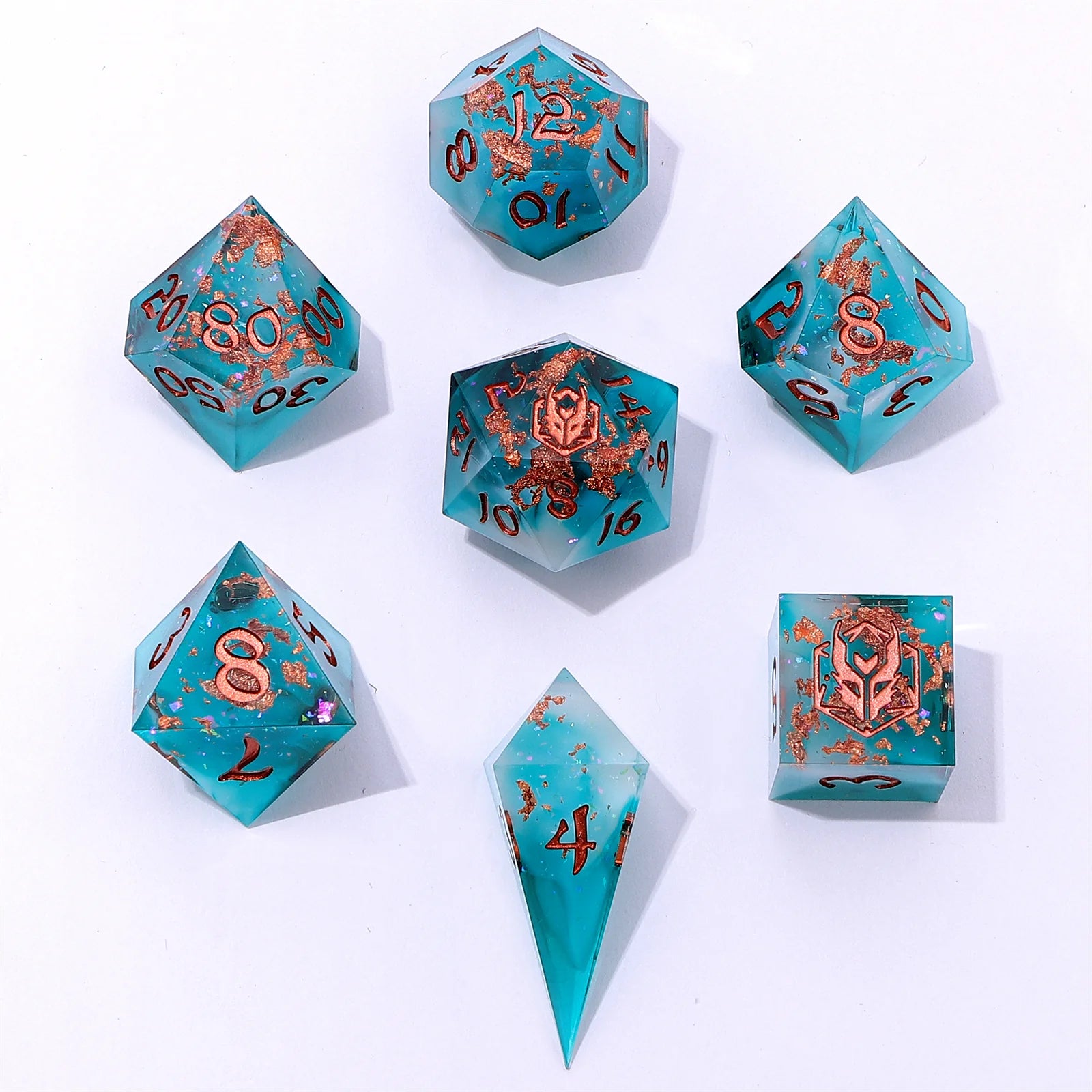 Sharp Edge RPG Dice Set: Cloudfall | Game Grid - Logan