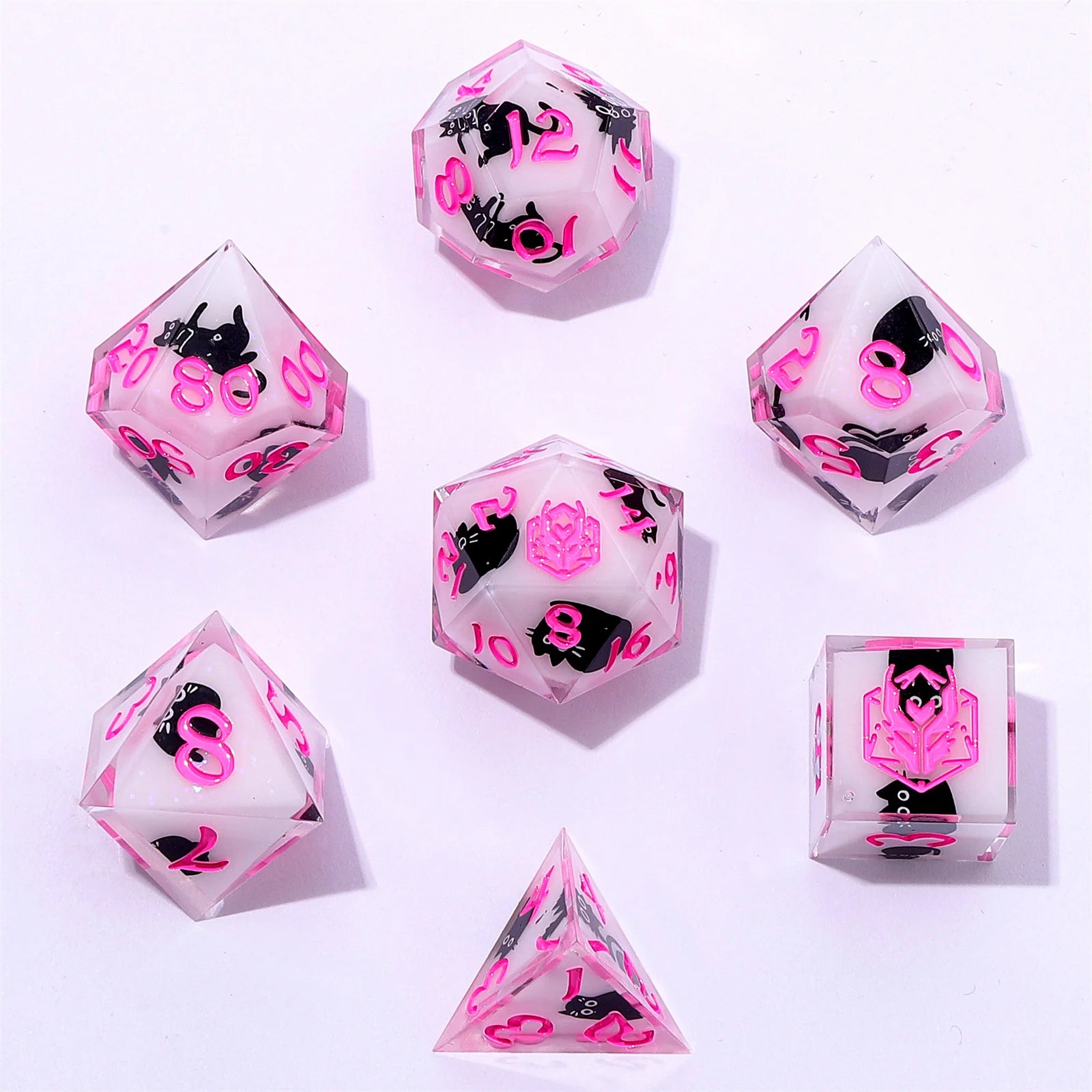 Sharp Edge RPG Dice Set: Scaredy Cat | Game Grid - Logan