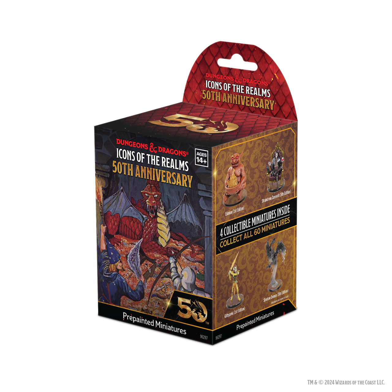 Dungeons & Dragons Miniatures: Icons of the Realms - 50th Anniversary - Booster Pack | Game Grid - Logan