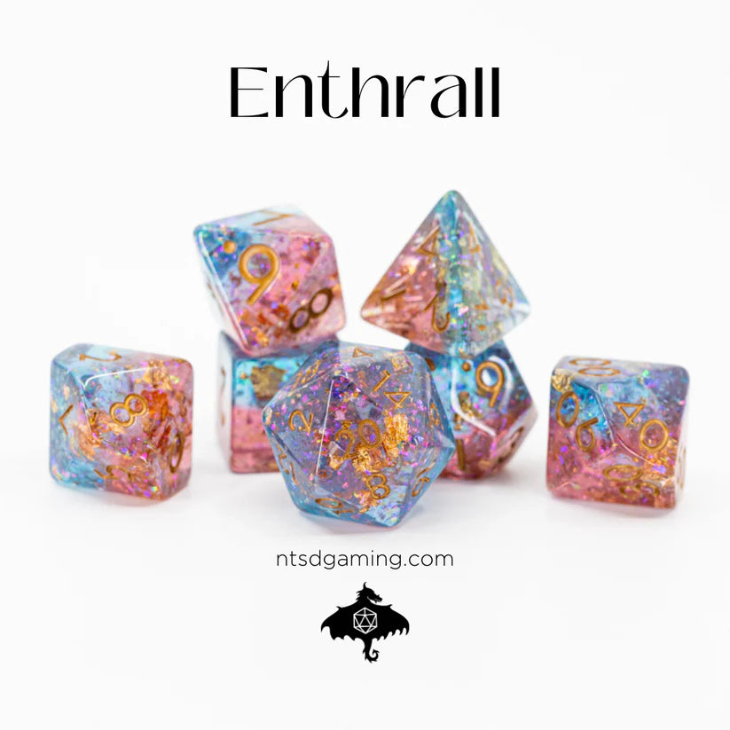 Acryllic RPG Dice Set: Enthrall | Game Grid - Logan