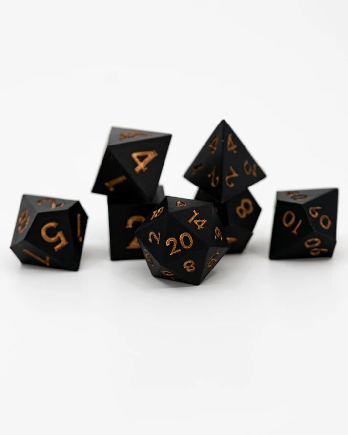 Silicone RPG Dice Set: Dark Deceit | Game Grid - Logan