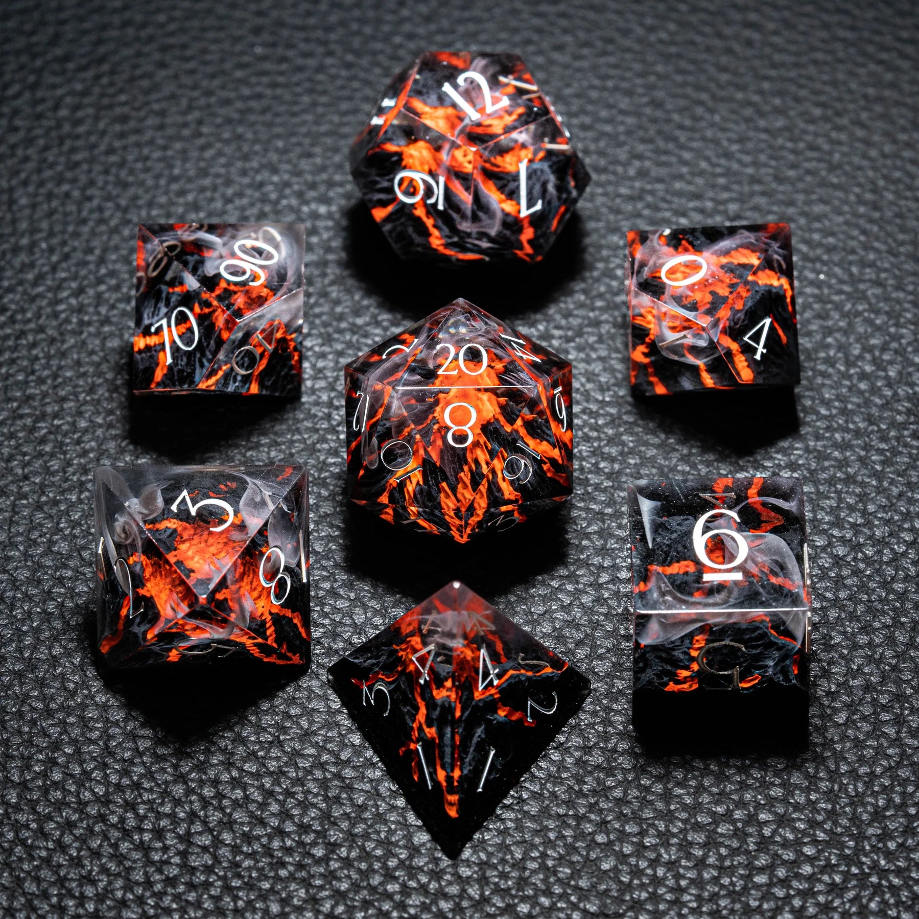 RPG Dice Set: Death Volcano | Game Grid - Logan