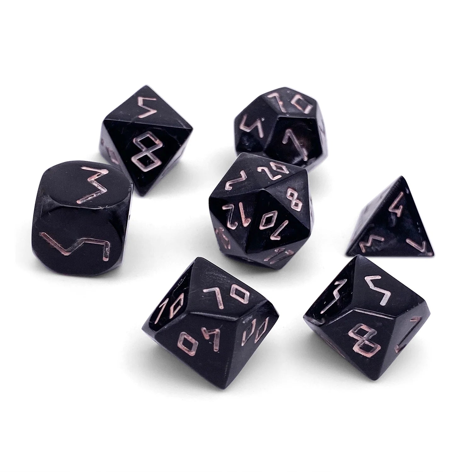 Wooden RPG Dice Set: Gabon Ebony | Game Grid - Logan
