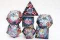 Sharp Edge Liquid Core RPG Dice Set: Crystal Asteroid | Game Grid - Logan