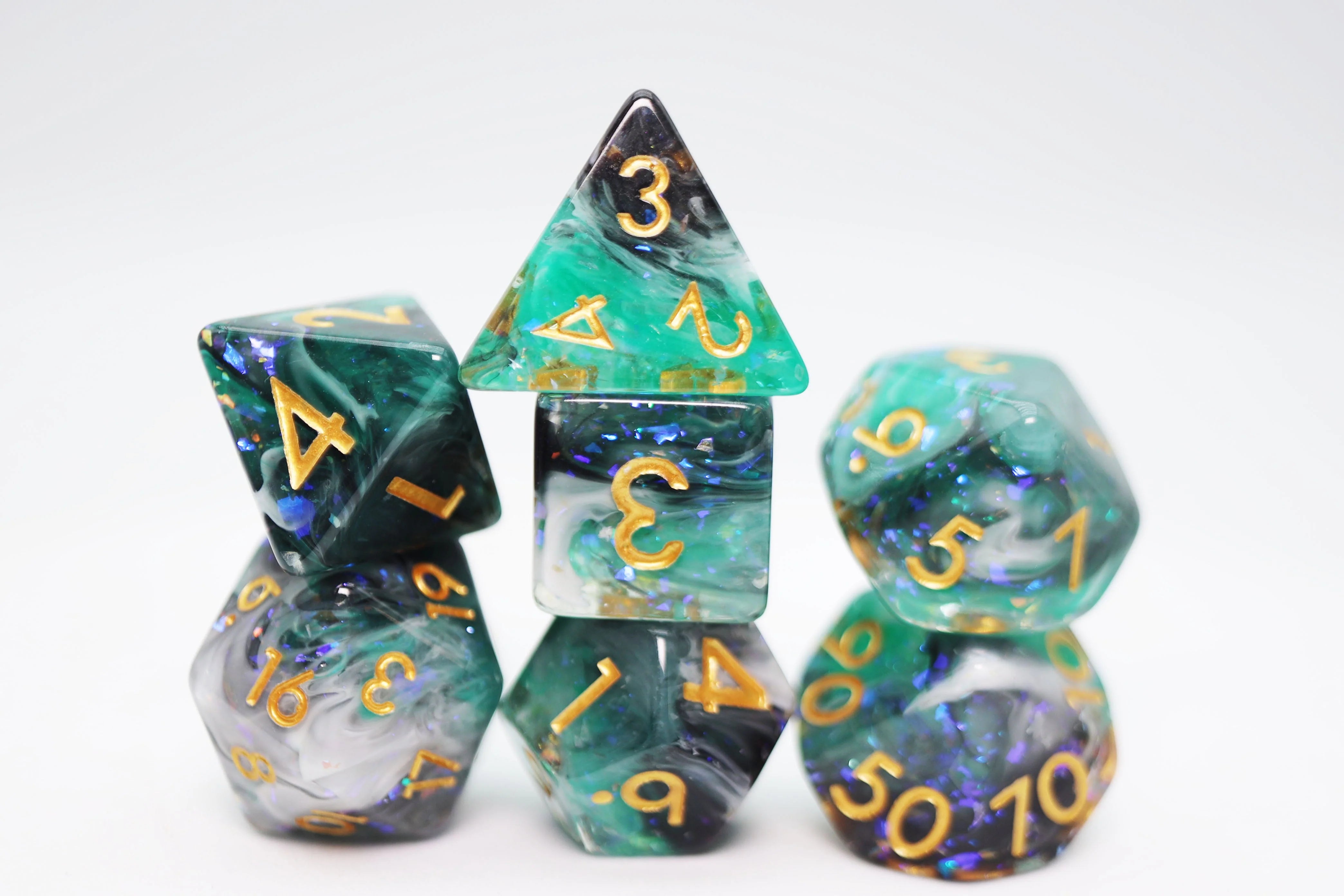 Forest Fog RPG Dice Set | Game Grid - Logan
