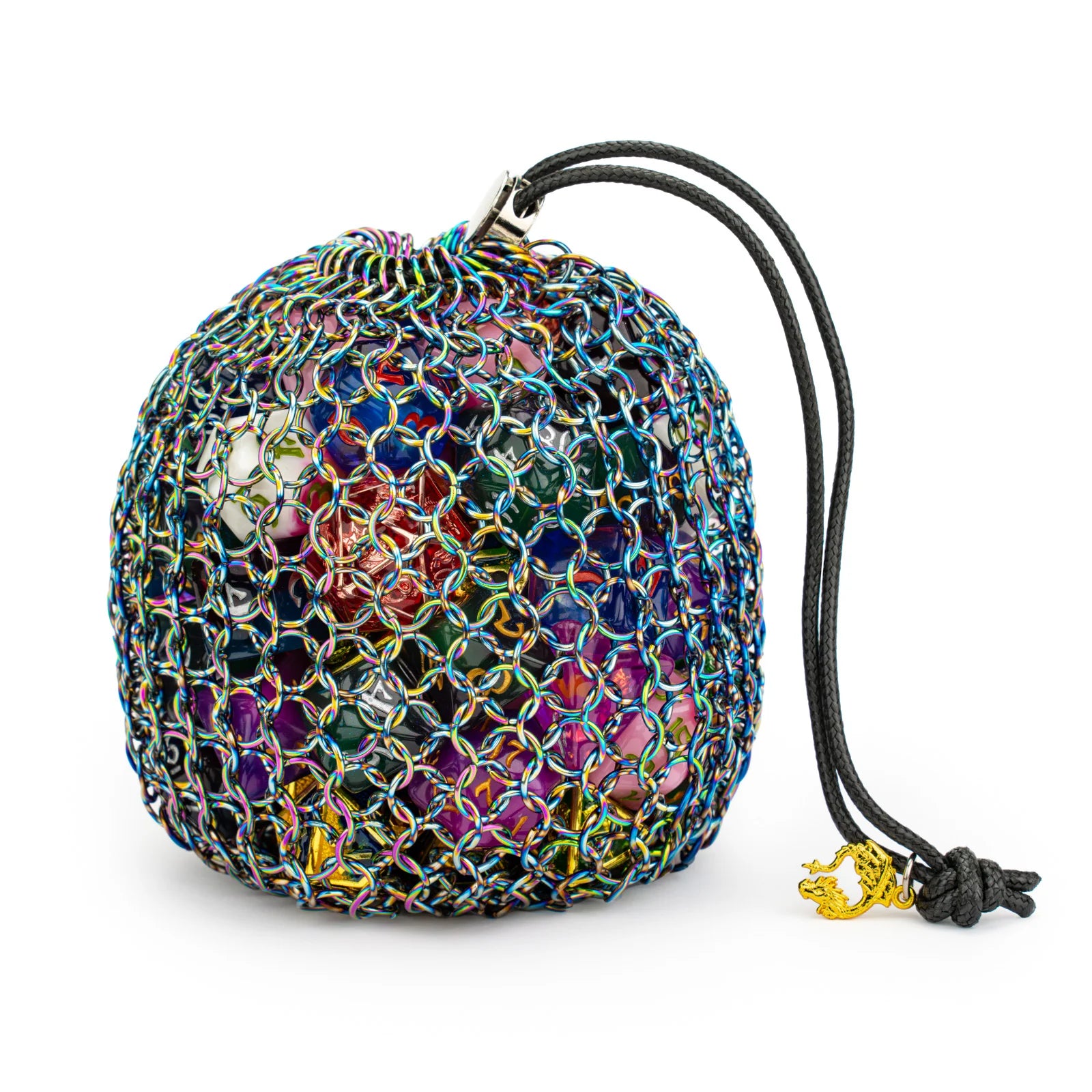 Chainmail Dice Bag: Rainbow | Game Grid - Logan